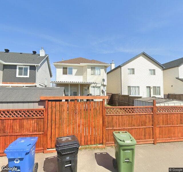Street view of 1004 Martindale Boulevard NE, Calgary