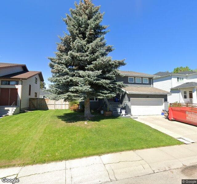 Street view of 88 Woodfield Crescent SW, Calgary