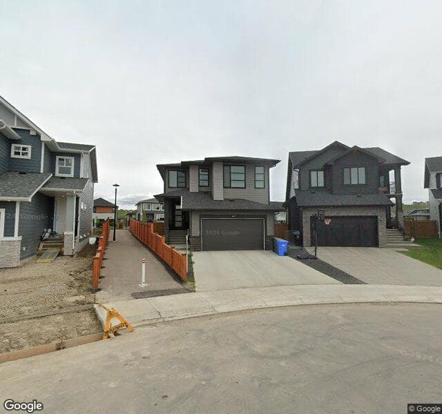 Street view of 847 Cranbrook Gardens SE, Calgary