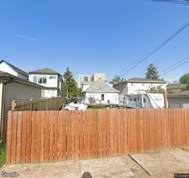 Street view of 11223 128 Street NW, Edmonton