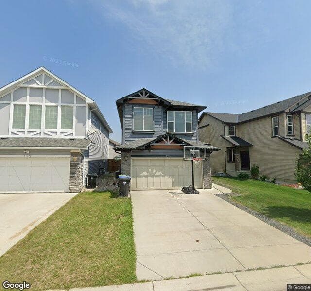 Street view of 133 Brightonwoods Green SE, Calgary