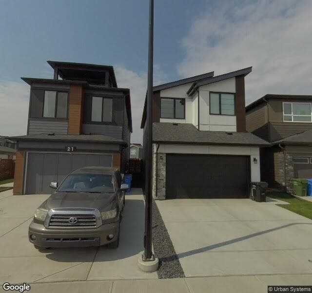 Street view of 25 Royston Grove NW, Calgary