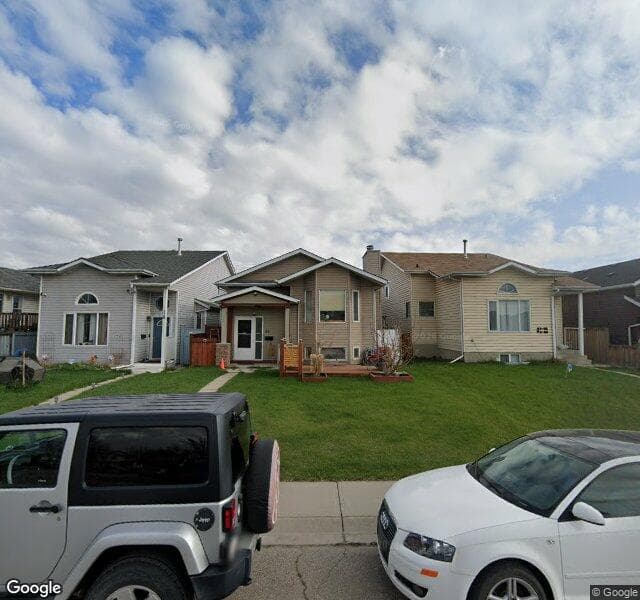 Street view of 52 Erin Meadow Way SE, Calgary