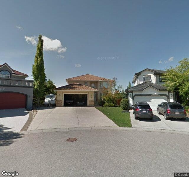 Street view of 24 Hawkmount Heights NW, Calgary