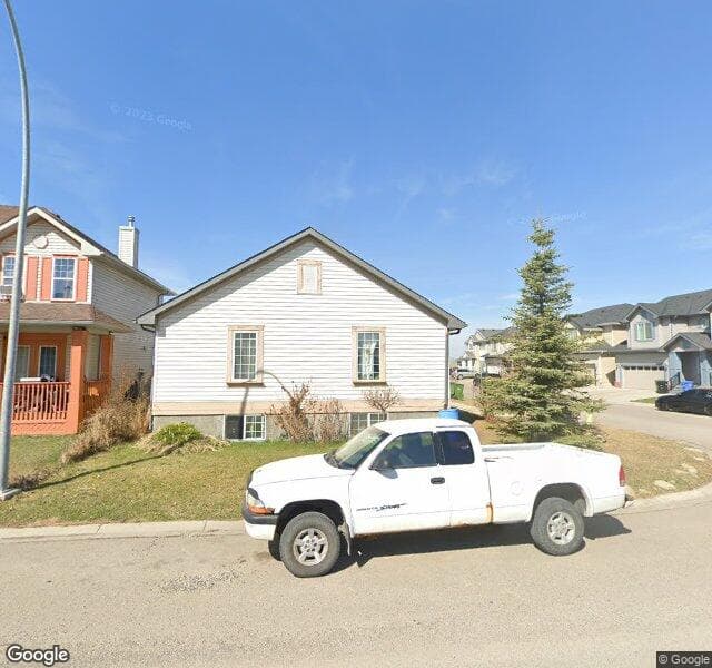 Street view of 7863 Martha's Haven Park NE, Calgary