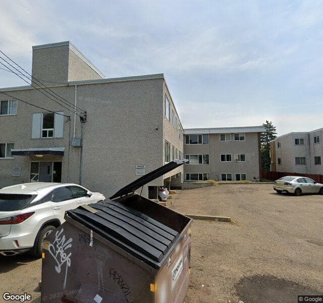 Street view of 202-10920 124 Street NW, Edmonton