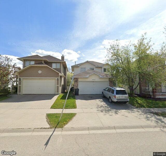 Street view of 9915 Scurfield Drive NW, Calgary