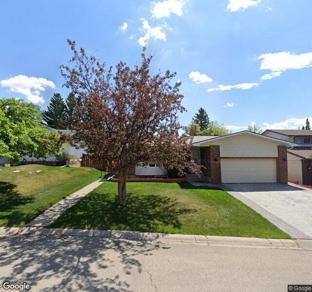 Street view of 6016 Dalcastle Crescent NW, Calgary