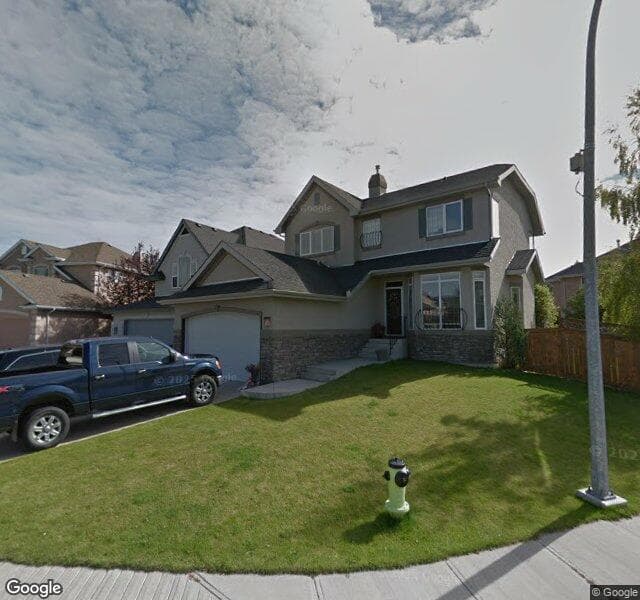 Street view of 28 Tuscany Glen Place NW, Calgary