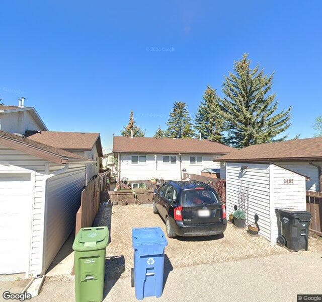 Street view of 3403 Cedarille Drive SW, Calgary