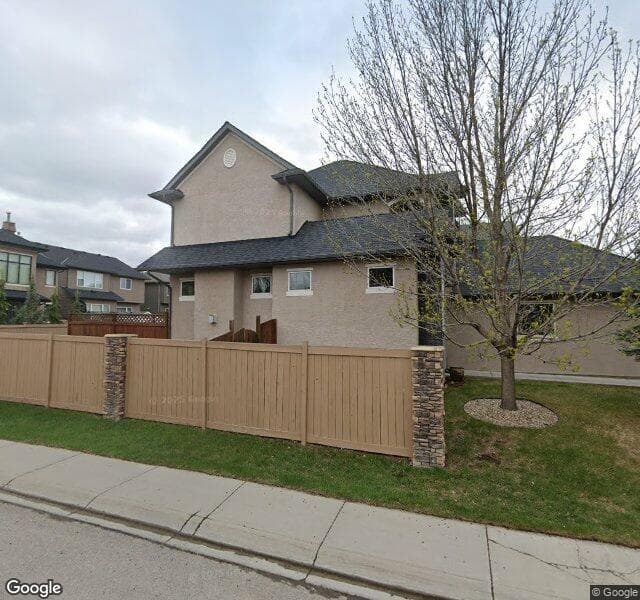 Street view of 3 Evergreen Square SW, Calgary
