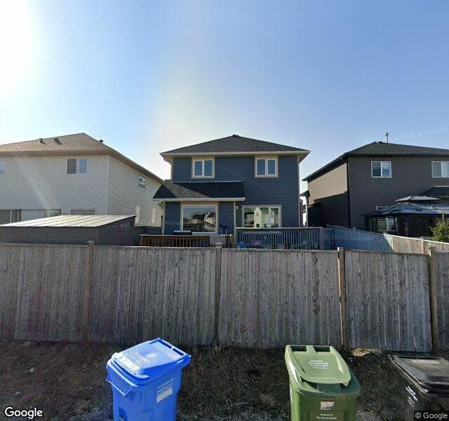 Street view of 5950 Saddlehorn Drive NE, Calgary