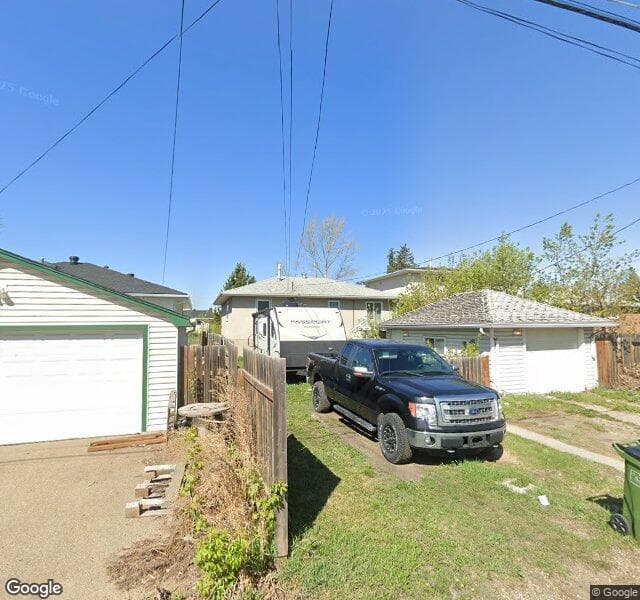 Street view of 12743 128 Street NW, Edmonton