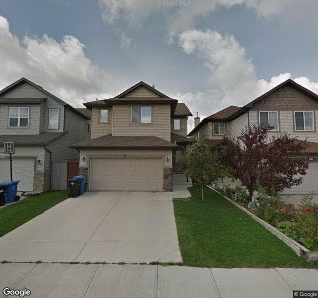 Street view of 25 Saddlecrest Green NE, Calgary