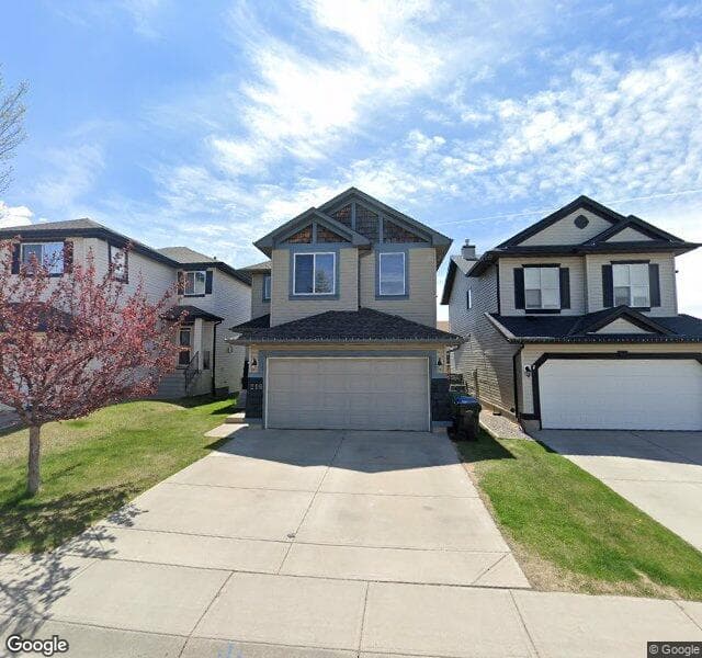 Street view of 218 Tuscany Meadows Heights NW, Calgary