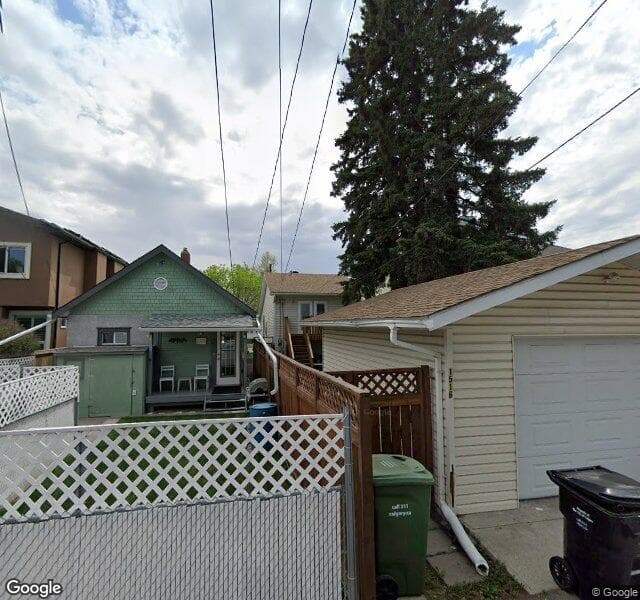 Street view of 1516 18 Avenue NW, Calgary