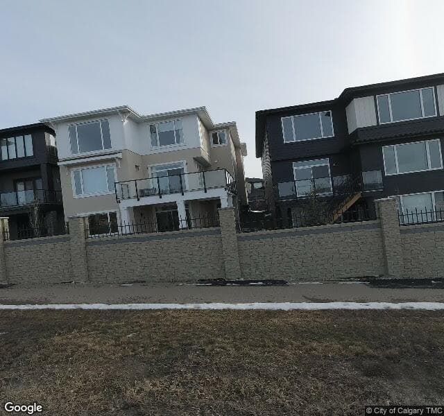 Street view of 114 Aspen Summit Close SW, Calgary