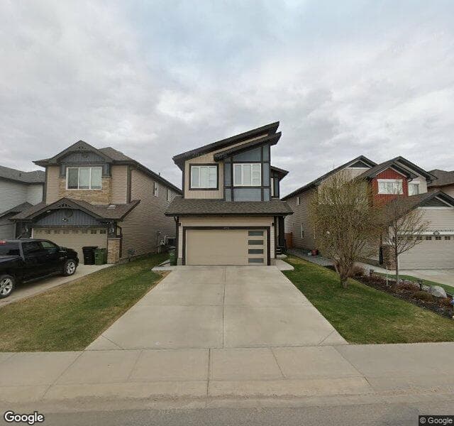 Street view of 8722 Carson Way SW, Edmonton
