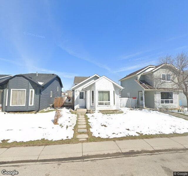 Street view of 32 Taradale Close NE, Calgary