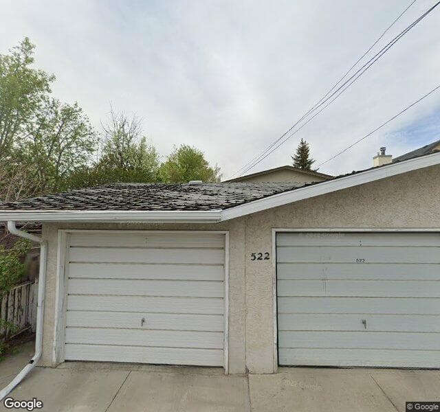 Street view of 522 22 Avenue NW, Calgary
