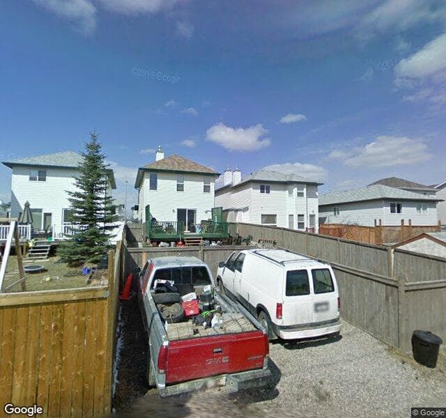 Street view of 9742 Harvest Hills Link NE, Calgary