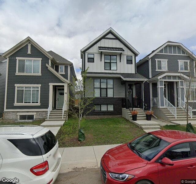 Street view of 102 Magnolia View SE, Calgary