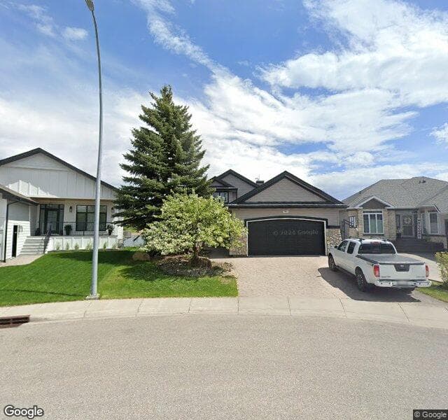 Street view of 40 Chaparral Cove SE, Calgary