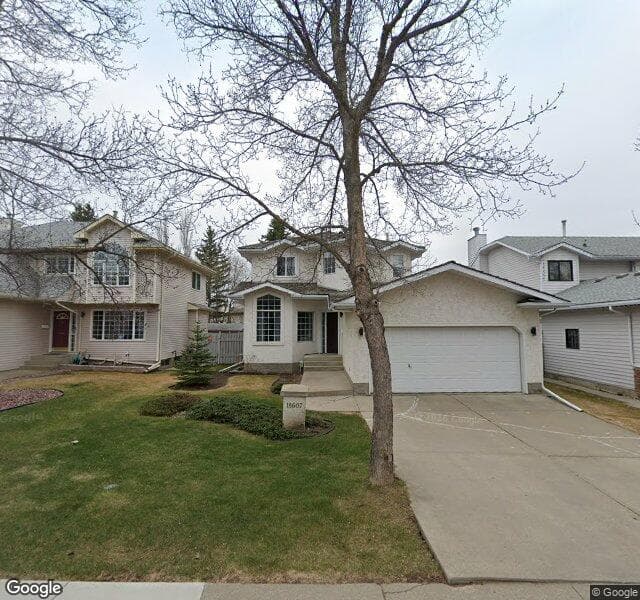 Street view of 18607 53 Avenue NW, Edmonton