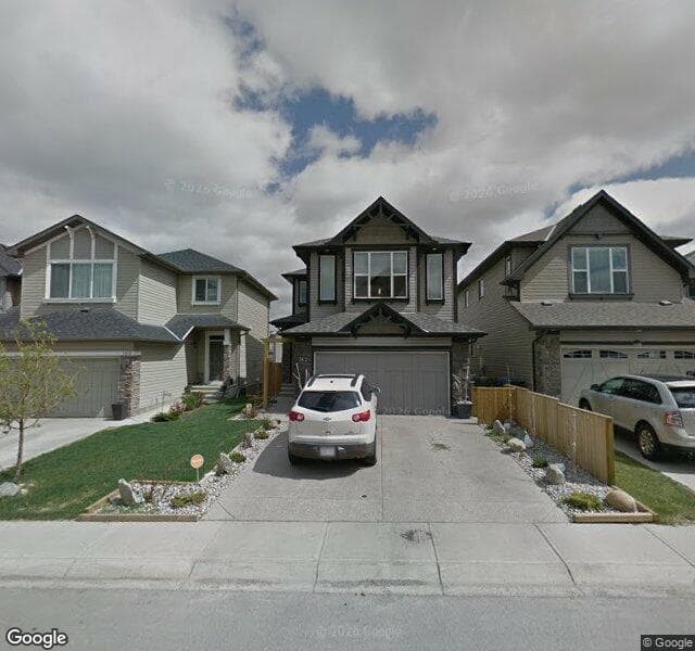 Street view of 162 Brightonwoods Grove SE, Calgary