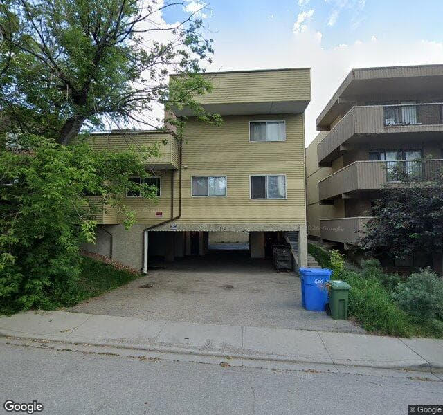 Street view of 101-2421 16 Street SW, Calgary