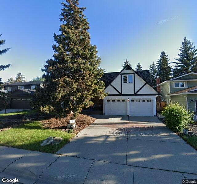 Street view of 210 Lake Erie Place SE, Calgary
