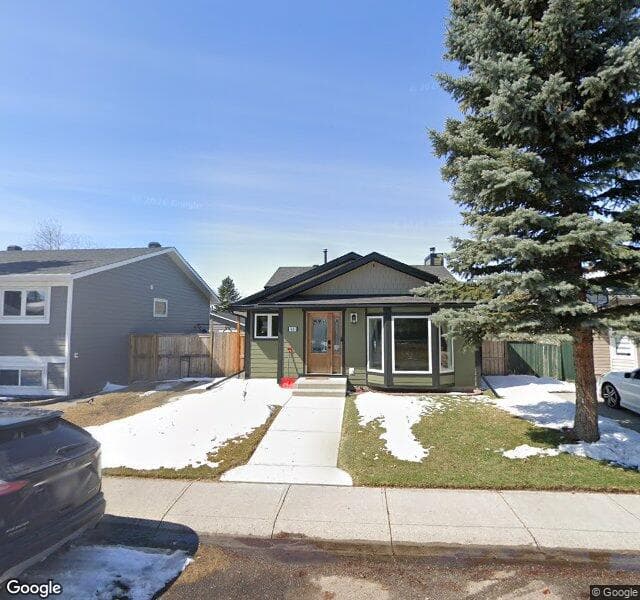 Street view of 63 Castleridge Close NE, Calgary