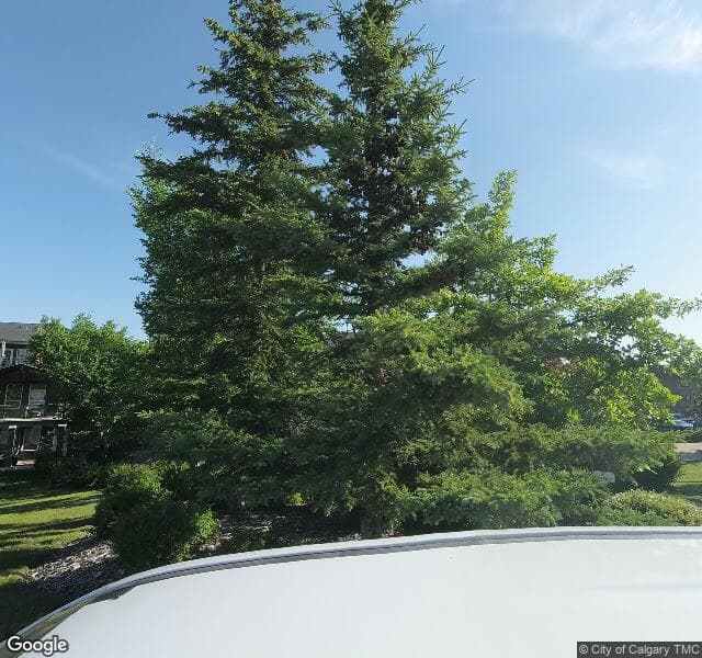 Street view of 214-11642 Valley Ridge Park NW, Calgary