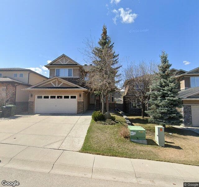 Street view of 68 Panatella Manor NW, Calgary