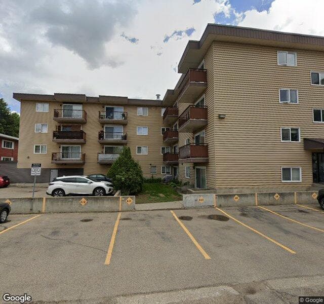 Street view of 55-10208 113 Street NW, Edmonton
