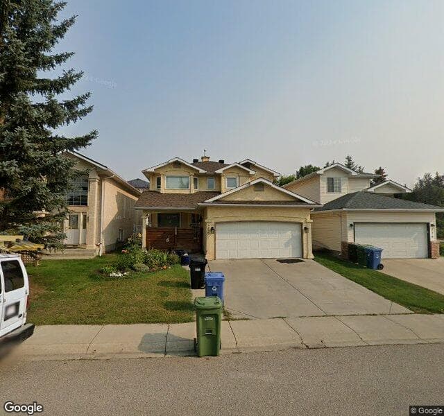 Street view of 266 Scenic View Close NW, Calgary