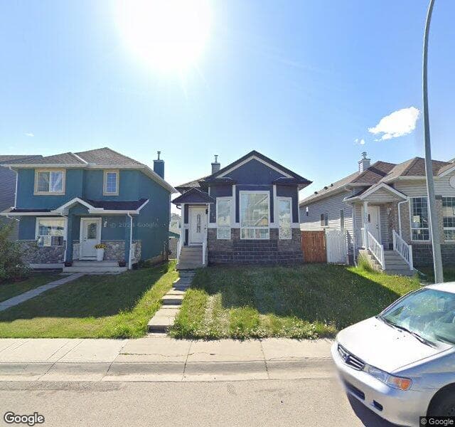 Street view of 166 Saddlemead Green NE, Calgary
