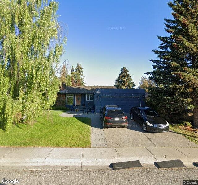 Street view of 9527 Oakland Road SW, Calgary