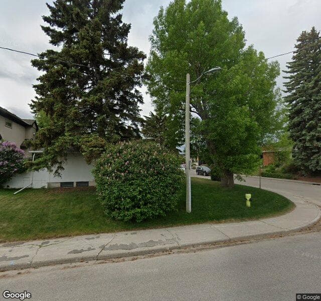 Street view of 1208 Kingston Street NW, Calgary