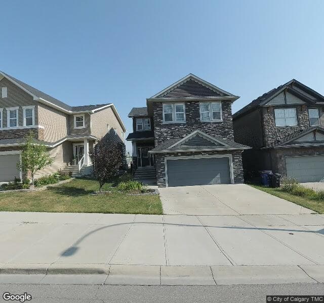 Street view of 222 Nolan Hill Boulevard NW, Calgary