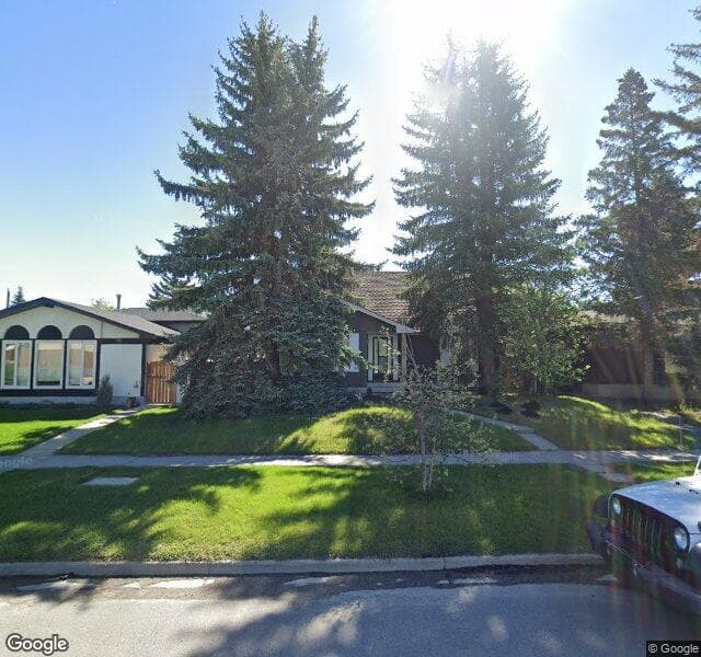 Street view of 10612 Oakfield Drive SW, Calgary