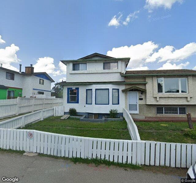 Street view of 33 Radcliffe Close SE, Calgary