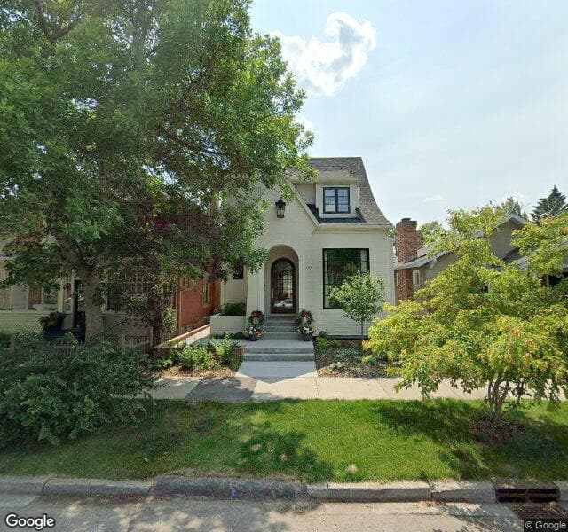 Street view of 1515 8 Avenue SE, Calgary