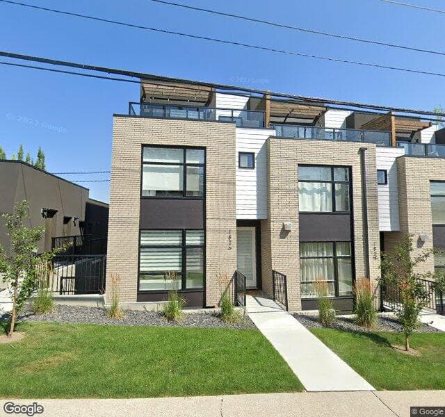Street view of 1826 38 Avenue SW, Calgary