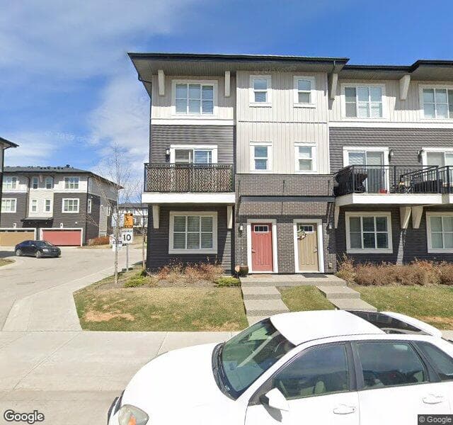 Street view of 104-30 Cornerstone Manor NE, Calgary