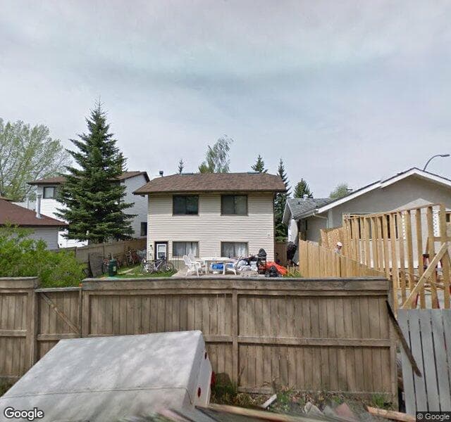 Street view of 71 Woodglen Close SW, Calgary