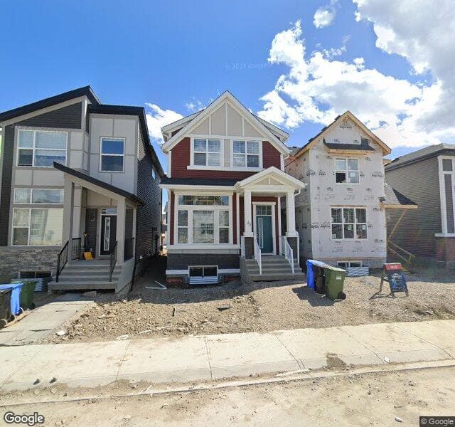 Street view of 43 Amblefield Avenue NW, Calgary