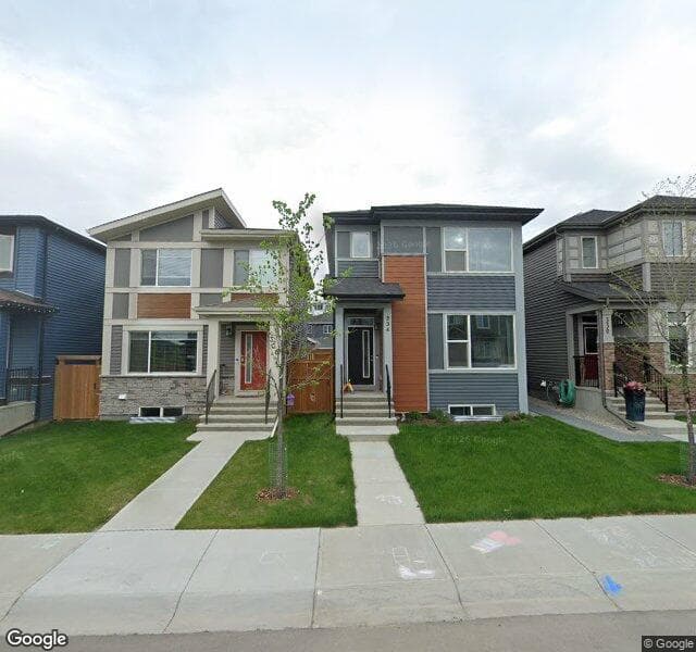 Street view of 334 Wolf Creek Manor SE, Calgary