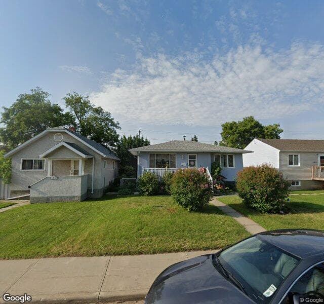 Street view of 15825 100A Avenue NW, Edmonton