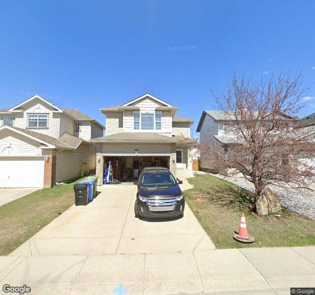 Street view of 222 Coventry Circle NE, Calgary
